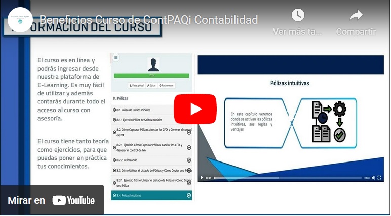 video beneficios curso contpaqi contabilidad